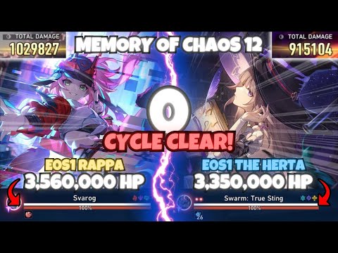 MoC 12 True 0-Cycle ft. E0S1 Rappa & E0S1 The Herta | Memory of Chaos | Honkai Star Rail 3.0