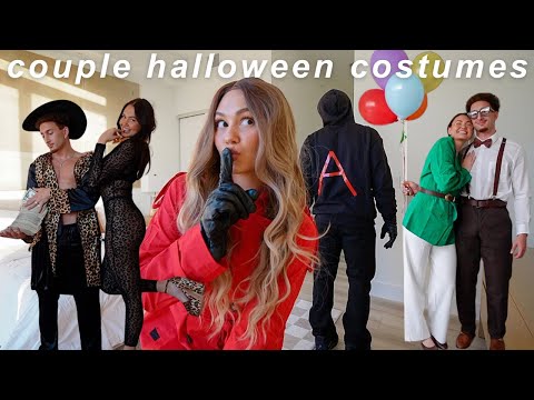 RATING EACH OTHERS HALLOWEEN COSTUMES!! *COUPLES COSTUME IDEAS*