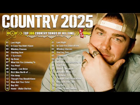 Country Music 2025 - Lee Brice, Luke Combs, Luke Bryan, Chris Stapleton, Morgan Wallen, Jason Aldean