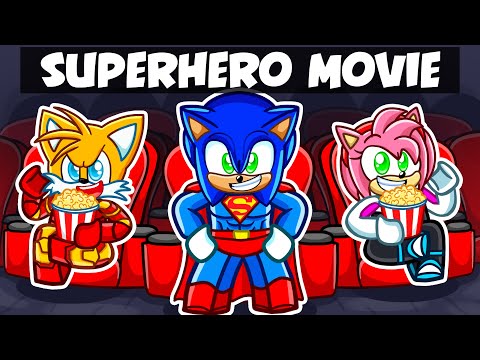 Sonic made a SUPERHERO MOVIE in Roblox!