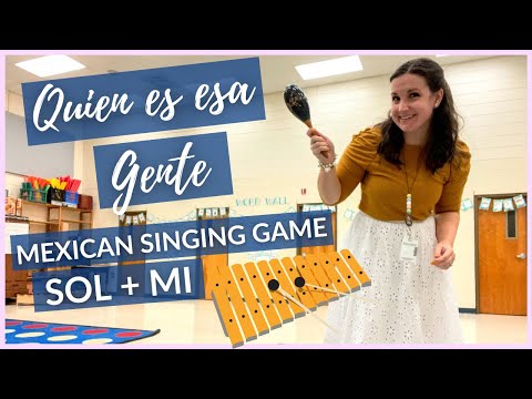 Quien es esa gente // Mexican folk song for sol + mi or quarter rest