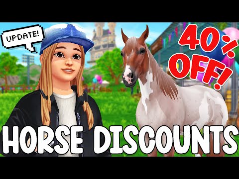 40% OFF HORSE DISCOUNTS!! LIMITED TIME HORSE BAZAAR IN STAR STABLE!!