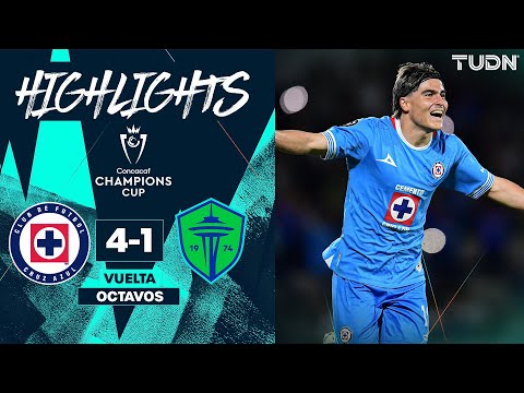 HIGHLIGHTS - Cruz Azul 4-1 Seattle Sounders | CONCACAF Champions Cup 2025 TUDN