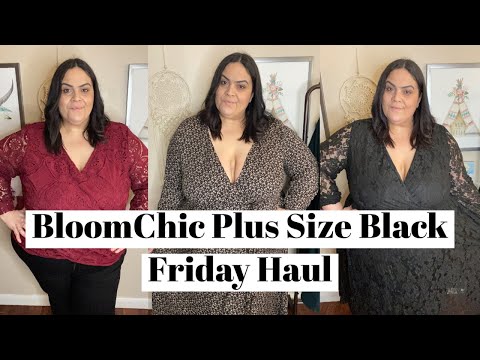 BloomChic Plus Size Black Friday Haul #bloomchic