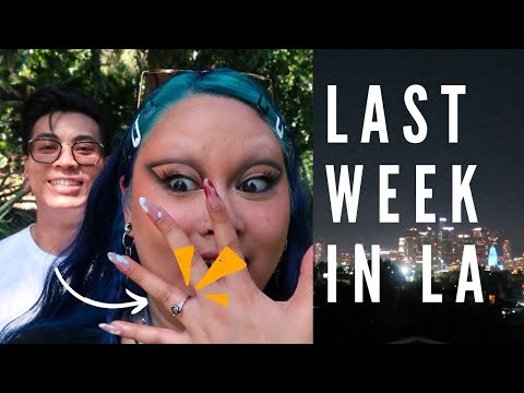 ENGAGED?! + MORE | last week in LA VLOG