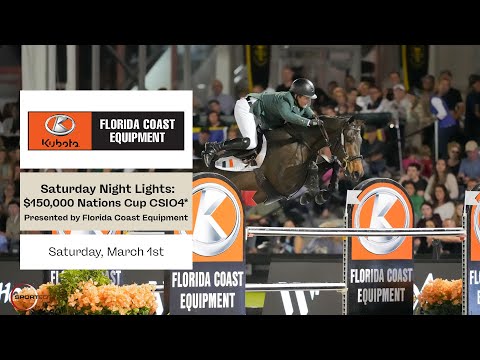 Watch the $150,000 Nations Cup CSIO4* sponsored by Florida Coast Equipment