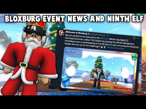 BLOXBURG'S SPECIAL ROBLOX EVENT NEWS... and NINTH ELF!