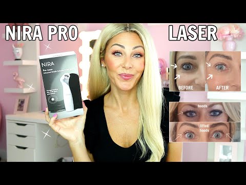 ERASE UNDER EYE WRINKLES + HOODS | NIRA PRO LASER UNBOXING & DEMO!