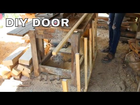 Making a wooden door | DIY door 1/2