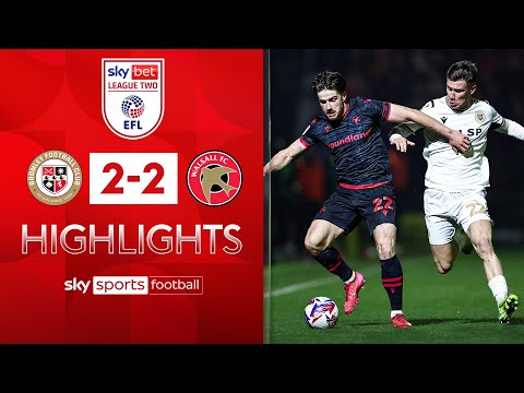 Walsall come back TWICE to draw | Bromley 2-2 Walsall | League Two Highlights