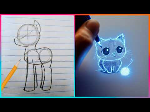 Easy and Fun ANIMAL DRAWING Hacks That Work Extremely Well