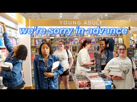 *CHAOTIC* bookstore vlog  ft. 2 sleep-deprived book add!cts