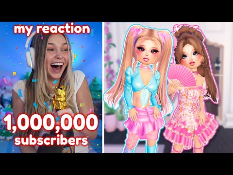 Playing Until I hit 1,000,000 Subscribers *EMOTIONAL* | Dress to Impress