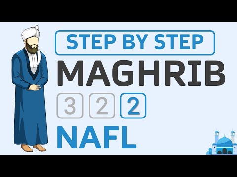 How to Pray Maghrib 2 Rakat Nafl Step by Step and Finish with Reading Ayatul Qursi & Tasbihats