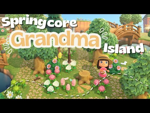 Early Morning Springcore Grandmacore Island 🌼 ACNH Island Tour