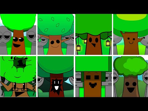 🌳 Incredibox - Sprunki but ONLY MR. TREE in ALL Different Mods 🌳🌳