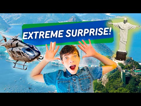 Extreme Birthday Surprise! Helicopter ride in Rio de Janeiro