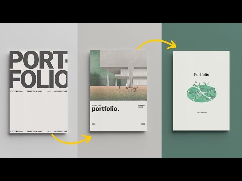 Portfolio Covers for ARCHITECTS! InDesign Tutorial