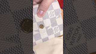 Damier Azur Victorine Wallet Unboxing#louisvuitton #shorts