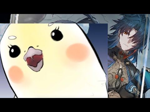 Honkai: Star Rail - Vtube birb goes sicko mode pulling Blade and his LC