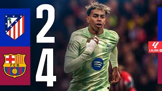 ATLETICO MADRID 2 vs 4 FC BARCELONA | LALIGA 2024/25 MD28