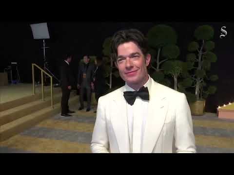 Conan Oscars host reaction from John Mulaney as celebrities arrive at Academy Awards watch party