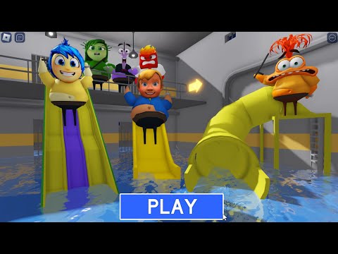 INSIDE OUT 2 WATERPARK! PRISON RUN BARRY! #roblox #obby