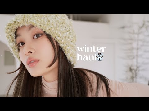 WINTER HAUL☃️마음에 쏙 드는 겨울 패션 아이템들만🧦