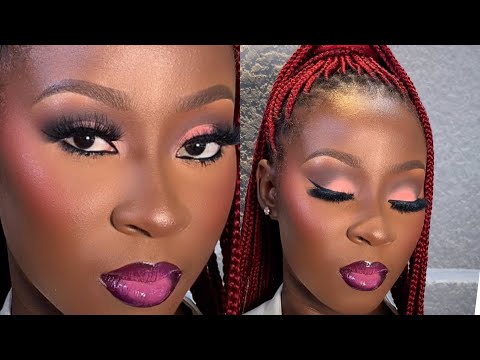 Step by Step Full Glam on Dark Skin