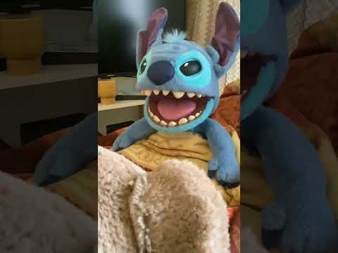 Poe AI Story Bear Tells Real FX Disney Stitch A Story P2 Feeling Sleepy #stitch #shorts #stitchplush