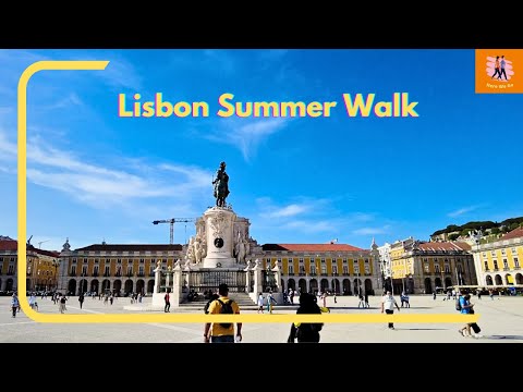 Summer Lisbon Walk | Here We Go Walks | HD 2024