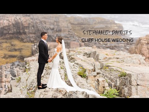 Stephanie + Dakota Cliff House Maine Wedding Highlight Film