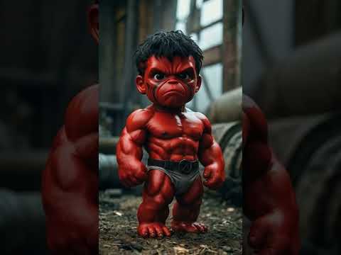 Hulk VS Red Hulk | How did Hulk and Red Hulk look in their childhood