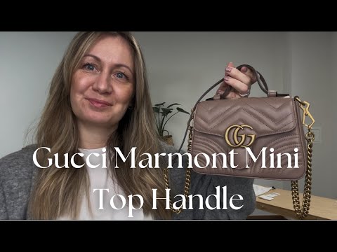 Gucci Marmont Mini Top Handle Bag Review