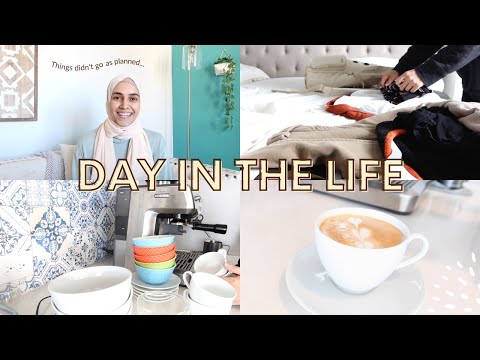 Getting Organized | short trip, packing, a hectic day, trusting Allah