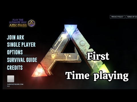 Playing Ark Ultimate Mobile Edition for The First Time Will I survive / Ep 1