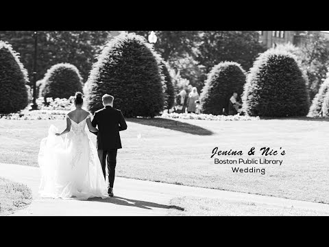 Jenina + Nic's Boston Public Library Wedding Film Trailer