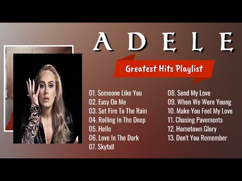 Adele Playlist | Greatest Hits Playlist | Non-stop