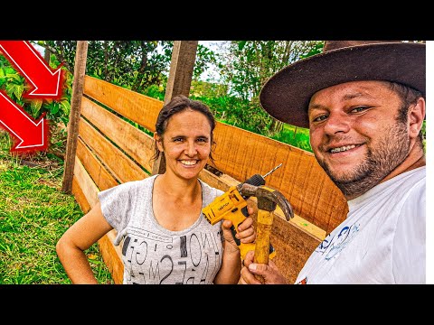 INICIAMOS A CONTRUÇÃO DA FRENTE DO PATIO DA CASINHA !