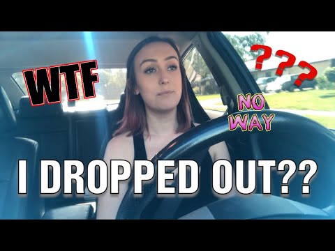 DRRIVING WITH DELANEY: I DROPPED OUT?