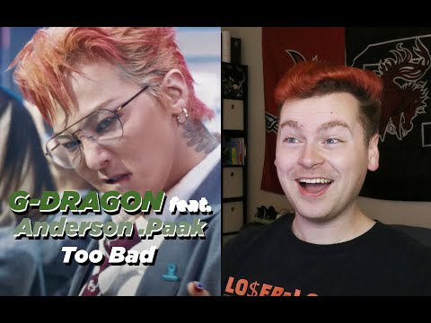 DANCE PARTY (G-DRAGON - TOO BAD (feat. Anderson .Paak) (Official Video) Reaction)