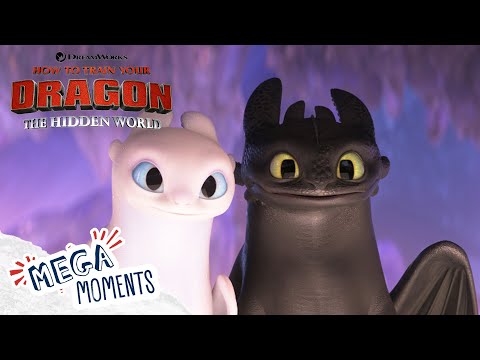 Toothless's Dragon Dance! 🐉💃 | How To Train Your Dragon: Hidden World | Compilation | Mega Moments