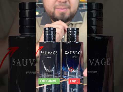 Dior Sauvage Parfum Fake & Original differentiation #fragrance #parfum #fpy #foryou