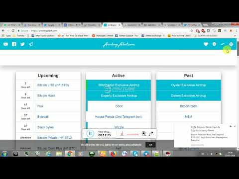 Cryptocurrency Airdrops Beginner Training - Part 1