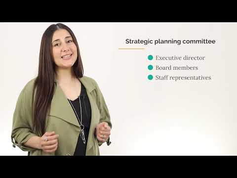 Organisational Strategy Development   M2 L2   The strategic planning committee