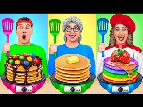 Me vs Grandma Cooking Challenge |Kitchen Gadgets and Parenting Hacksby Multi DO Challenge