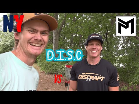 Ezra and Play a Game of DISC at Paul McBeth's Course in NYC