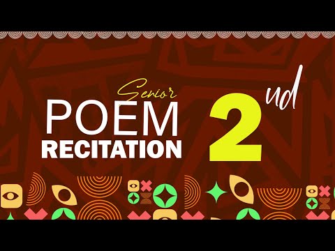 Senior Poem Recitation English l SECOND l INFORIUM 2K25 l DA'WA ART FEST