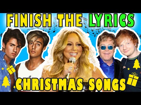 Finish the Lyrics Christmas Songs | The Most Popular Christmas Songs 🎅 Music Quiz 🎵 Lyrics Challenge