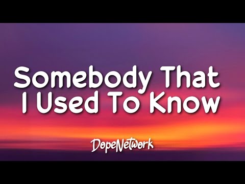 Gotye - Somebody That I Used To Know (feat. Kimbra)(Lyrics)